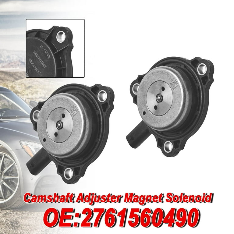 2PC Camshaft Adjuster Magnet Solenoid for Mercedes-Benz C E CL CLS  