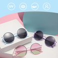 thumbnail image 4 of Kids Sunglasses Shades Fashion Sun Glasses UV400 Protection Metal Snail Kids Glasses For Girls Boys Age 5-16, 4 of 4