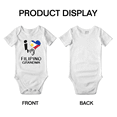 thumbnail image 3 of I Heart My Filipino Grandma Philippines Love Flag Baby Bodysuit (White, 6-12 Months), 3 of 5