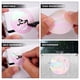thumbnail image 5 of Pegatinas YIKIADA de vinilo térmico holográfico, 5 cm, impermeables, 300 unidades, 5 of 7