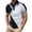 Black, variant on ZRGHAOYLQ Quarter Zip Muscle Shirt Plus Size Mens Big and Tall Shirts Color Block Short Sleeve Tshirts Business Casual Turndown Collar Tops