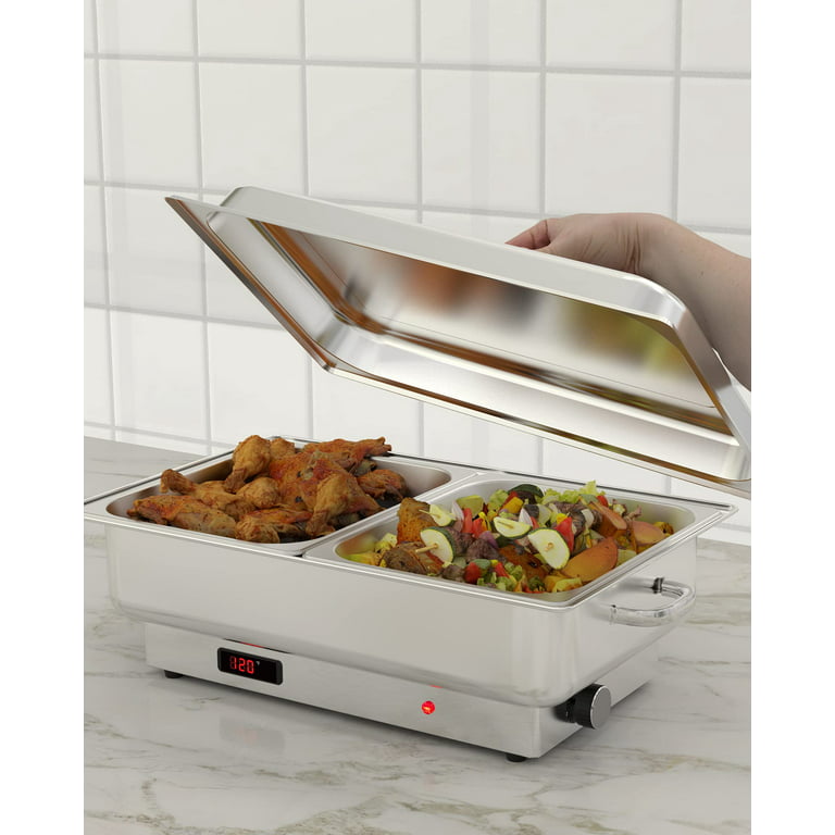 Catering Stainless Steel Electric Chafer Chafing Dish Buffet Food