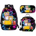 thumbnail image 1 of HUASHENG Ensemble de Sacs à Dos avec Sac à Lunch Trousse Ensemble 3 Pcs Sac à Dos Merch, 1 of 1