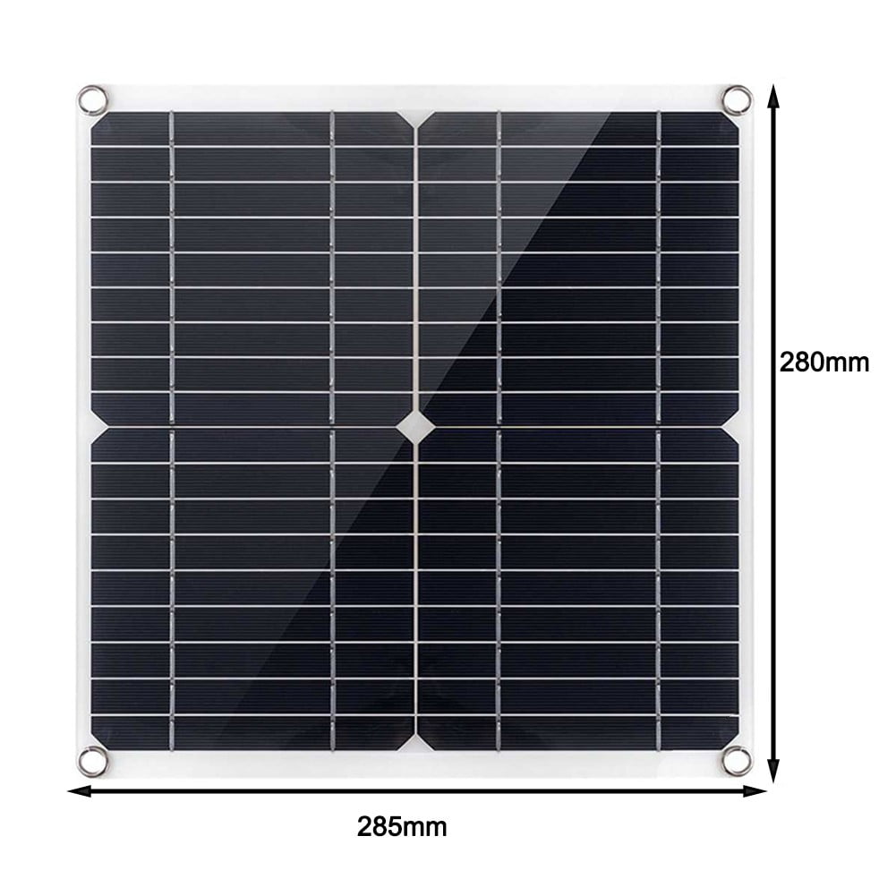 20W 18V Flexible Solar Panel Dual USB Output Solar Panel Car and Marine Charger