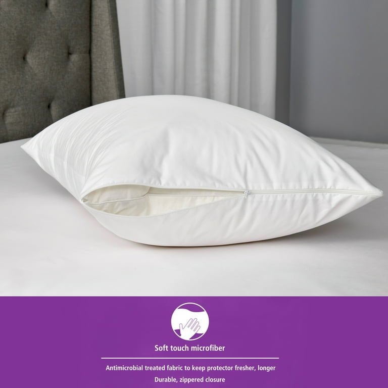 Zip up pillow shop protectors