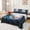 Black 01, variant on Erosebridal Neon Hockey Twin Sheet Sets, Red Blue Icy Bedding for Men and Women, 3 Pieces