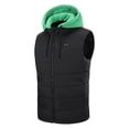 thumbnail image 4 of Miluxas Heated Vest for Men Women, Upgraded Mens Heated Vests with Hoodie,15 Heating Zones, Battery Pack Not Included Green, 4 of 5