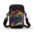 thumbnail image 2 of HELLHERO Butterfly Tie Dye Shoulder Bags for Men, Women Polyester Crossbody Sling Bag with with Zipper Closed, 2 of 7