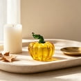 thumbnail image 6 of Glass Pumpkin Figurine, Clear Harvest Decor, Tabletop Centerpiece, Captures Beautiful Light and Adds Elegant Shine for Mantel Shelves, Dining Tables and Entryway Consoles., 6 of 6