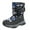 Grey, variant on Tod'dler Waterproof Boots Cozy Ki'ds Snow Boots, Warm & Water-Resistant Winter Boots with Faux for All-Day Play, Non-Slip Mid Calf Boots Grey,3.5