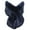 Navy blue black tip, variant on Solid Color Shawl Large Collar Plush Shawl Winter Coat Artificial Furs Wedding for Winter Elegances