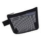 thumbnail image 5 of Bolsa de malla de nailon con cremallera para cosméticos, organizador de viaje portátil, bolsa de almacenamiento de belleza Negro, 5 of 9