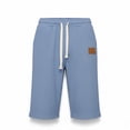 thumbnail image 4 of Enridrech Mens Jogger Capris Pants Plain Drawstring Elastic Waist 3/4 Length Pant Straight Leg Summer Casual Capri Shorts, 4 of 6