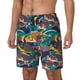 thumbnail image 1 of Balery Colorful Carp Streamer Bañador para hombre, shorts de playa de secado rápido con entrepierna y forro de compresión-Large, 1 of 6