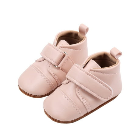

Biezeib Baby Girl Boy PU Flats Non-slip Soft Soles Shoes Casual Walking Shoes for Newborn Infant Toddler