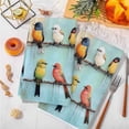 thumbnail image 3 of Colorful Oil Painting Microfiber Kitchen Towel, Vintage Spring Birds Animals Soft Absorbent Dish Towels, Quick Drying Washable Dishcloths for Kitchen Cleaning, Drying Dishes, 18x28 Inches, 3 of 9