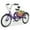 (24'')Rose purple, variant on MOPHOTO Red Adult Tricycle 7 Speed, 3 Wheel Bike Adult, 24/26 inch Wheels Cruiser Bikes with Cargo Basket for Seniors, Women, Men