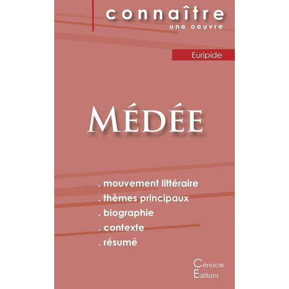 Fiche de lecture Médée de Euripide (Analyse littéraire de référence et résumé complet), (Paperback)