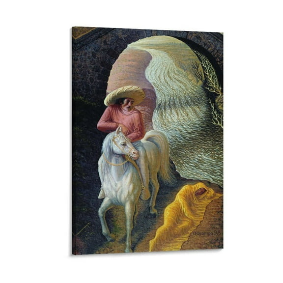 Octavio Ocampo Print Painting Home Decor Poster Wall Art Hanging Picture Print Bedroom Decorative Painting Posters Room Aesthetic 20x30inch(50x75cm)