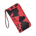 thumbnail image 4 of Cute Cow Pattern Wallet for Women Girls Card Wallet PU Leather Students Pocket Zipper Key Bag Cartoon Handbags Card Holder, 4 of 4