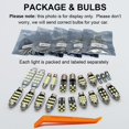 thumbnail image 3 of Canbus Led Interior Dome Map Car Light Bulb Kit For Alfa Romeo Giulietta Mito Brera Gt Spider 4c 147 156 159 166, 3 of 5