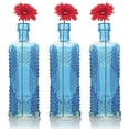 BULK PACK (3) Aria Vintage Pink Vintage Glass Bottle Wedding Flower