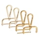 thumbnail image 1 of Ganchos de clip giratorio Uxcell [4 piezas] - Ganchos de clip para llaveros, utilizados para hacer llaveros - [Dorado claro y dorado - 2.5 IN] Hardware de clip en D para cordones, 1 of 6