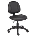 thumbnail image 1 of Boss Office Products Chaise de Travail Posture Sans Accoudoirs, Noire, 1 of 7