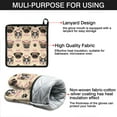 thumbnail image 7 of Dog Mom Kitchen Oven Mitt and Pot Holder Sets 2 Pcs for Baking, Cooking and Grilling, Heat Resistant Up To 392 °F, 7 of 7