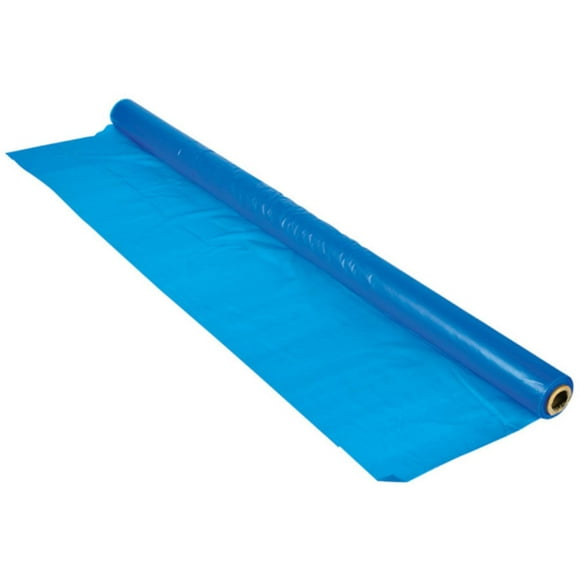 NINGBO Polyvinyl 40" in x 100'ft Banquet and Picnic Table Rolls - BLUE