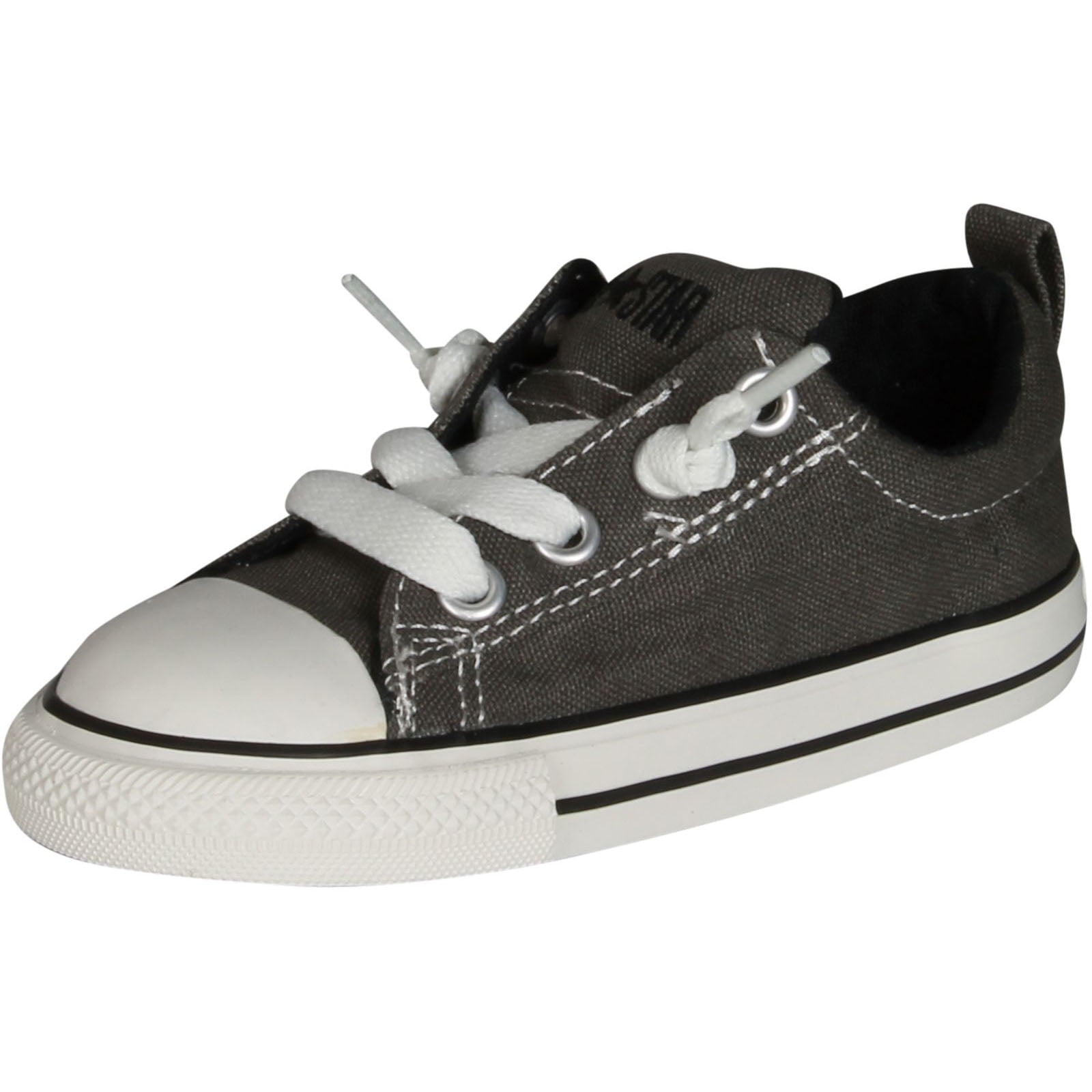 Converse Infant Chuck Taylor Street Ox, Charcoal, 6 -