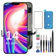 thumbnail image 1 of Screen Replacement for iPhone 14 - 3D Touch Lcd Replacement Kit & Digitizer Display Full Aassembly for Apple iPhone 14 6.1 Inch Models A2882, A2649, A2881, A2884, A2883 with Repair Tools, 1 of 1