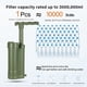 thumbnail image 5 of de agua portátil, bomba purificadora de agua con de agua de carbono reempzable de 0,01 micras, purificador de agua para shamjiam Purificador de agua portátil, 5 of 8