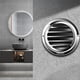 thumbnail image 1 of Cubierta de ventilación de pared de acero inoxidable, rejilla de ventilación para campana extractora de mejoras para el hogar a prueba de lluvia para 8 pulgadas, 1 of 8