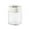 White 1000ml, variant on Esquirla Airtight Food Jar Dustproof Reusable with Lid Glass Jar for Candy Nuts 500ml