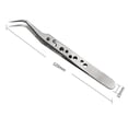 thumbnail image 1 of Precision-Industrial Tweezers Stainless Steel Forceps Anti-Static Curved Straight Tip Tweezers for Electronics Soldering Tools Curved Tip, 1 of 9