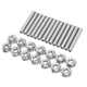 thumbnail image 4 of Kit De Pernos De Garganta De Culata De Acero Inoxidable, 14 Uds., Repuesto Para Motores De Bloque Chevy BBC 348 396, 4 of 5