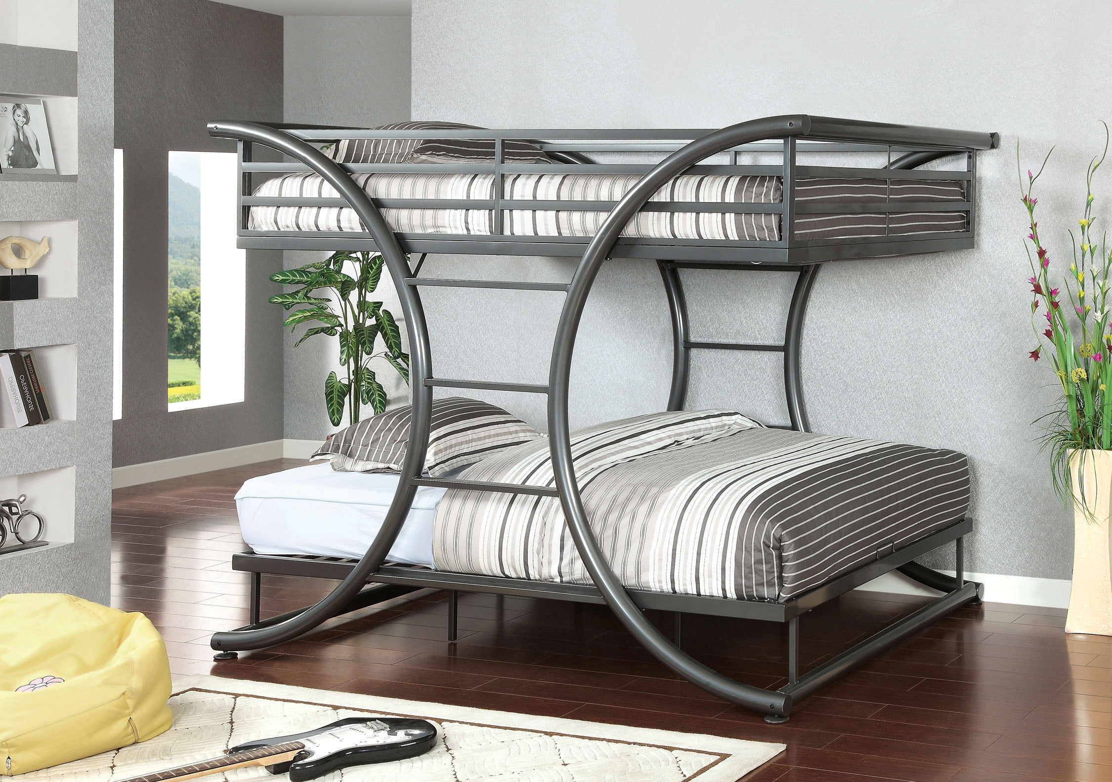 Furniture Of America Xander Full Over Metal Bunk Bed Furniture Of America Xander Full Over Metal Bunk Bed Com