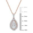 thumbnail image 2 of Everly Women's Diamond 14k Rose Gold Necklace, 2 of 5