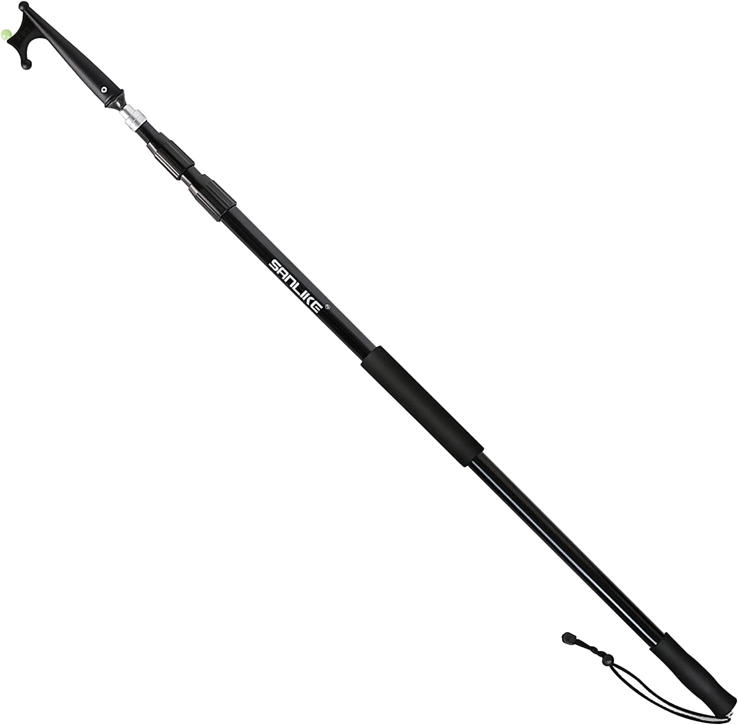 SAN LIKE Telescoping Boat Hooks Adjustable Boat Hook Pole 11.2FT Floating,Durable,Rust