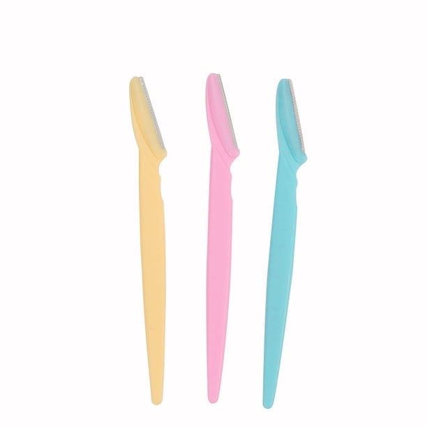 Afeitadora facial para mujeres, afeitadora de cejas, afeitadora facial para mujeres, depilación facial para mujeres, afeitadoras faciales para mujeres (color aleatorio)
