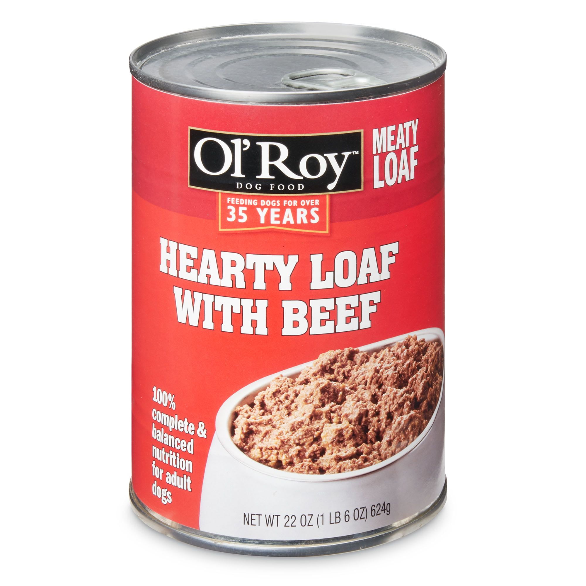 Ol' Roy Meaty Loaf with Beef Wet Dog Food, 22 oz