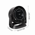 thumbnail image 3 of 100 Speeds High-Speeds Quiet Circulating Coolings Fan Duales-use Desktop And Wall Mounted Adjustable Mini Fan, 3 of 6