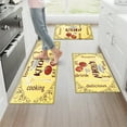 thumbnail image 6 of YIMEIS Kitchen tableware with yellow background Kitchen Mat Rug - Perfect for Kitchen Counter, 16''*24'', Functional for Decoration, 6 of 10