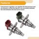 thumbnail image 4 of Regulador de presión de combustible Unique Bargains Regulador de presión de inyección de combustible No.0967100120 para Vauxhall Vectra 2003-2008 Metal 20-70 Psi Resistente a la corrosión 2 Pcs, 4 of 6