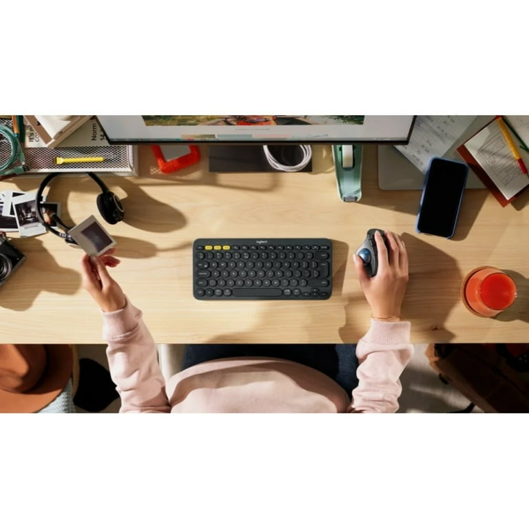 Logitech ERGO M575 Wireless Trackball, Graphite - Walmart.com