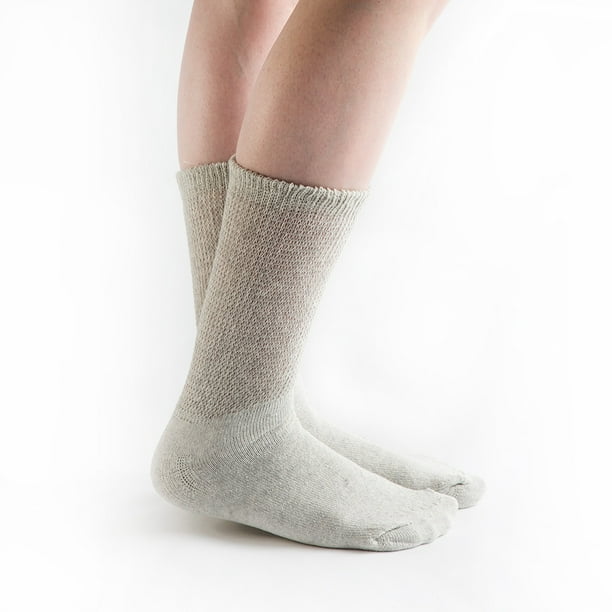 Doc Ortho Doc Ortho Loose Fit Diabetic Socks, 3 Pairs, Crew
