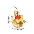 thumbnail image 3 of Blukids Mini Artificial Pumpkin for Spring Decoration,Faux Fall Flowers,Artificial Flowers for Home Halloween Thanksgiving Table Centepieces, Fall Outdoor Indoor Decorations(white), 3 of 6