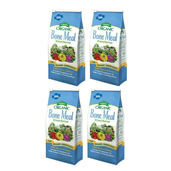 Espoma Organic Bone Meal 4-12-0 All-Natural Plant Food Source of Nitrogen and Phosphorus, 4lb (Pack of 4)