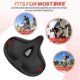thumbnail image 3 of Oversized Comfort Bike Seats, Electric Bike,Road Bike, Universal Fit Bicycle Seats Cushion for Men a, 3 of 5